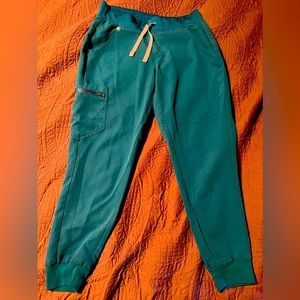 FIGS Caribbean Blue Joggers- Small Petite